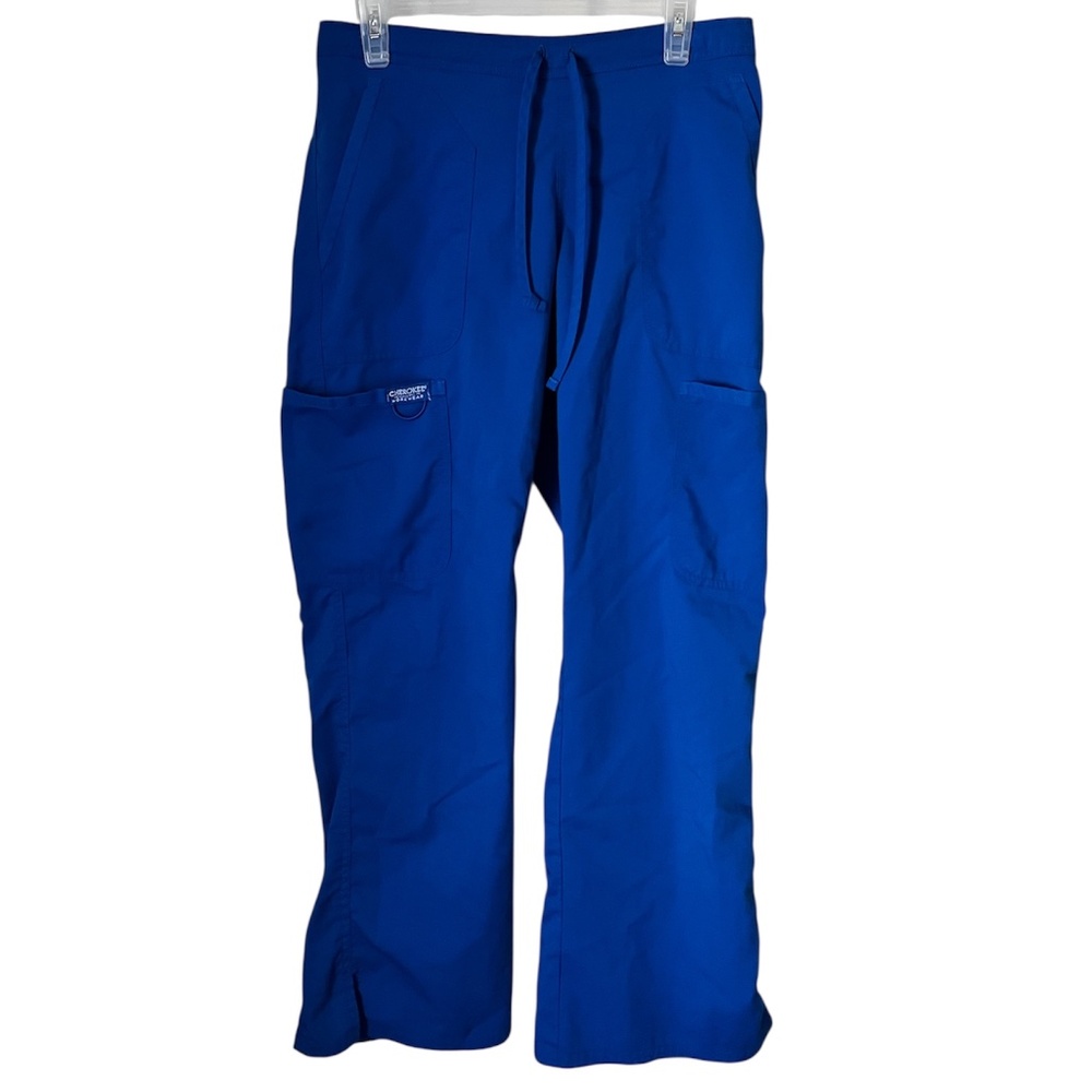 Cherokee Women’s Royal Blue Scrub Pants Medical Workwear Sz-SP